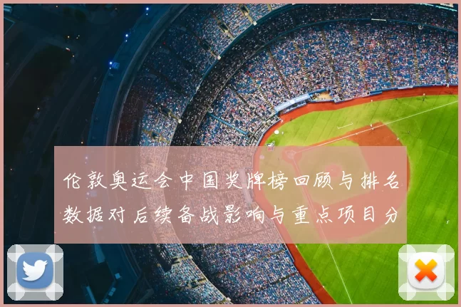 伦敦奥运会中国奖牌榜回顾与排名数据对后续备战影响与重点项目分析
